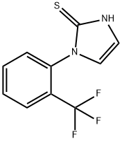 1-(2-三氟甲基苯基)咪唑啉硫酮 结构式