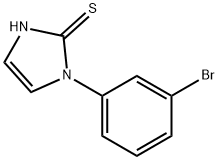 1-(m-Bromophenyl)-1H-imidazole-2-thiol 结构式