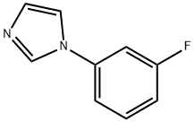 1-(3-氟苯基)咪唑 结构式