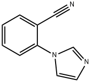 2-(1H-咪唑-1-基)苯甲腈 结构式