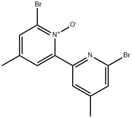6,6'-DIBROMO-4,4'-DIMETHYL-2,2'-BIPYRIDINE-1-OXIDE 结构式