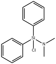 N,N-DIMETHYLAMINOCHLORODIPHENYLSILANE 结构式