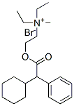 [2-[(cyclohexylphenylacetyl)oxy]ethyl]diethylmethylammonium bromide  结构式
