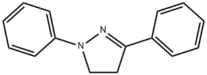 1,3-二苯基-4,5-二氢-1H-吡唑 结构式