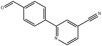 4-(3-Cyanopyridin-2-yl)benzaldehyde 结构式
