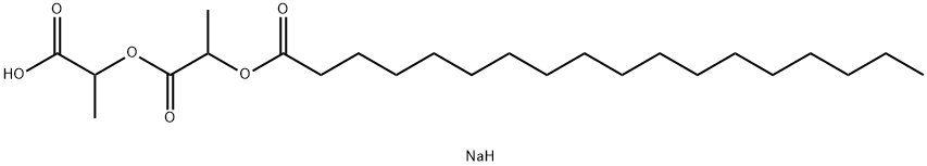 O-十八烷酰乳酸钠 结构式