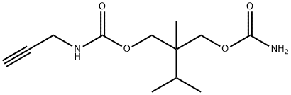 N-(2-Propynyl)carbamic acid 2-(carbamoyloxymethyl)-2,3-dimethylbutyl ester 结构式