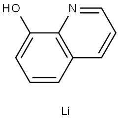 8-羟基喹啉锂 结构式