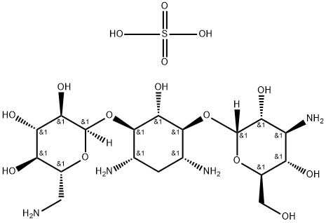 硫酸卡那霉素 结构式