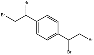 1,4-二(1,2-二溴乙基)苯 结构式