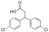 3,3-BIS(P-CHLOROPHENYL)PROPIONIC ACID 结构式