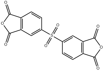 3,3,4,4-二苯基砜四羧酸二酸酐 结构式