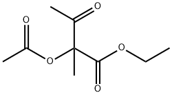 2-乙酰氧基-2-甲基-乙酰乙酸乙酯 结构式