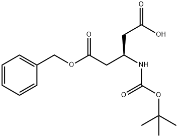 Boc-L-beta-谷氨酸 5-苄酯 结构式