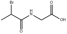 (2-BROMO-PROPIONYLAMINO)-ACETIC ACID 结构式