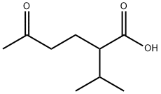 2-ISOPROPYL-5-OXOHEXANOICACID 结构式