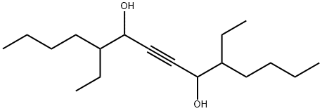 5,10-diethyltetradec-7-yne-6,9-diol  结构式