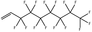 3,3,4,4,5,5,6,6,7,7,8,8,9,9,9-十五氟-1-壬烯 结构式