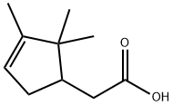 2-(2,2,3-三甲基环戊-3-烯-1-基)乙酸 结构式