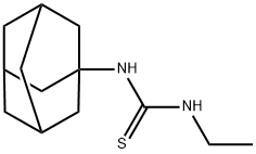 1-(1-Adamantyl)-3-ethylthiourea 结构式