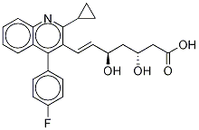 (3R, 5R)-匹伐他汀钙盐 结构式