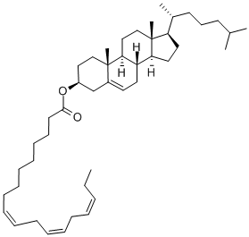 胆甾烯基亚麻酸酯 结构式