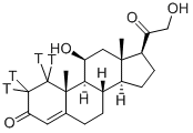 CORTICOSTERONE-[1,2-3H(N)] 结构式