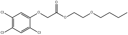 2,4,5-涕酸丁氧乙酯 结构式