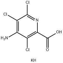 potassium 4-amino-3,5,6-trichloropyridine-2-carboxylate  结构式