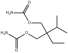 Dicarbamic acid 2-ethyl-2-isopropyltrimethylene ester 结构式