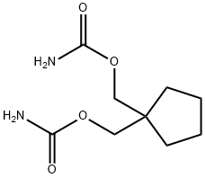Dicarbamic acid cyclopentan-1-ylidenebismethylene ester 结构式