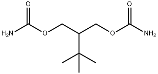 Dicarbamic acid 2-tert-butyltrimethylene ester 结构式