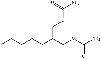 Dicarbamic acid 2-pentyltrimethylene ester 结构式
