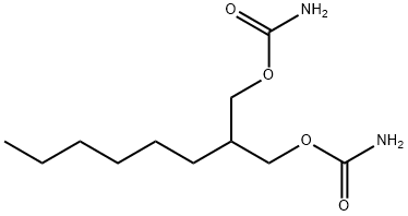 Dicarbamic acid 2-hexyltrimethylene ester 结构式
