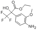 2-(4-氨基-3-甲氧基苯基)-3,3,3-三氟-2-羟基丙酸乙酯 结构式