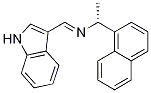 (R)-N-[(3-indolyl)methylene]-1-(1-napthyl)ethylamine 结构式