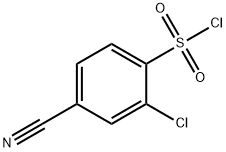 2-吕-4-氰苯-1-磺酰氯 结构式