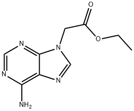 N-乙酸乙酯腺嘧啶 结构式