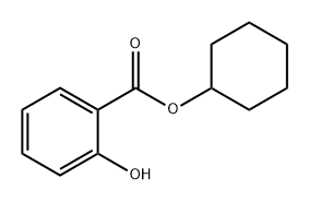 Benzoicacid,2-hydroxy-,cyclohexylester 结构式
