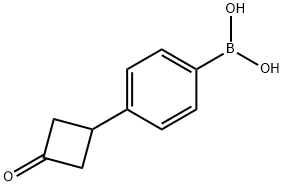 3-(4-BORONOPHENYL)CYCLOBUTANONE 结构式