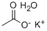 乙酸钾水合物 结构式