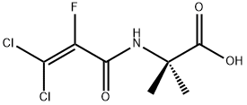 Alanine,  N-(3,3-dichloro-2-fluoro-1-oxo-2-propenyl)-2-methyl-  (9CI) 结构式