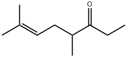 4,7-二甲基-6-辛烯-3-酮 结构式