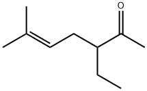 3-Ethyl-6-methyl-5-hepten-2-one 结构式