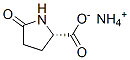 ammonium 5-oxo-L-prolinate  结构式