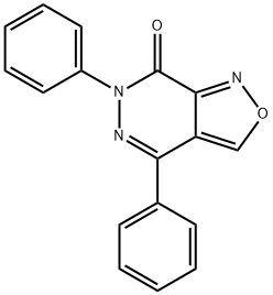 4,6-Diphenylisoxazolo[3,4-d]pyridazin-7(6H)-one 结构式