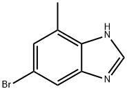 6-溴-4-甲基-1H-苯并咪唑 结构式