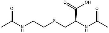 N-Acetyl-S-(2-acetylaminoethyl)-L-cysteine 结构式