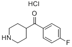 4-(4-氟苯甲酰基)哌啶盐酸盐 结构式