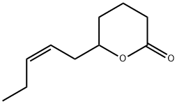 Z-四氢-6-(2-戊烯基)-2H-吡喃-2-酮 结构式